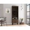 Tuhome Oslo Bar Cabinet, Twelve Built-in Wine Rack, Double Door Cabinet, Two Shelves, Dark Walnut BLC6711 - alternate 4